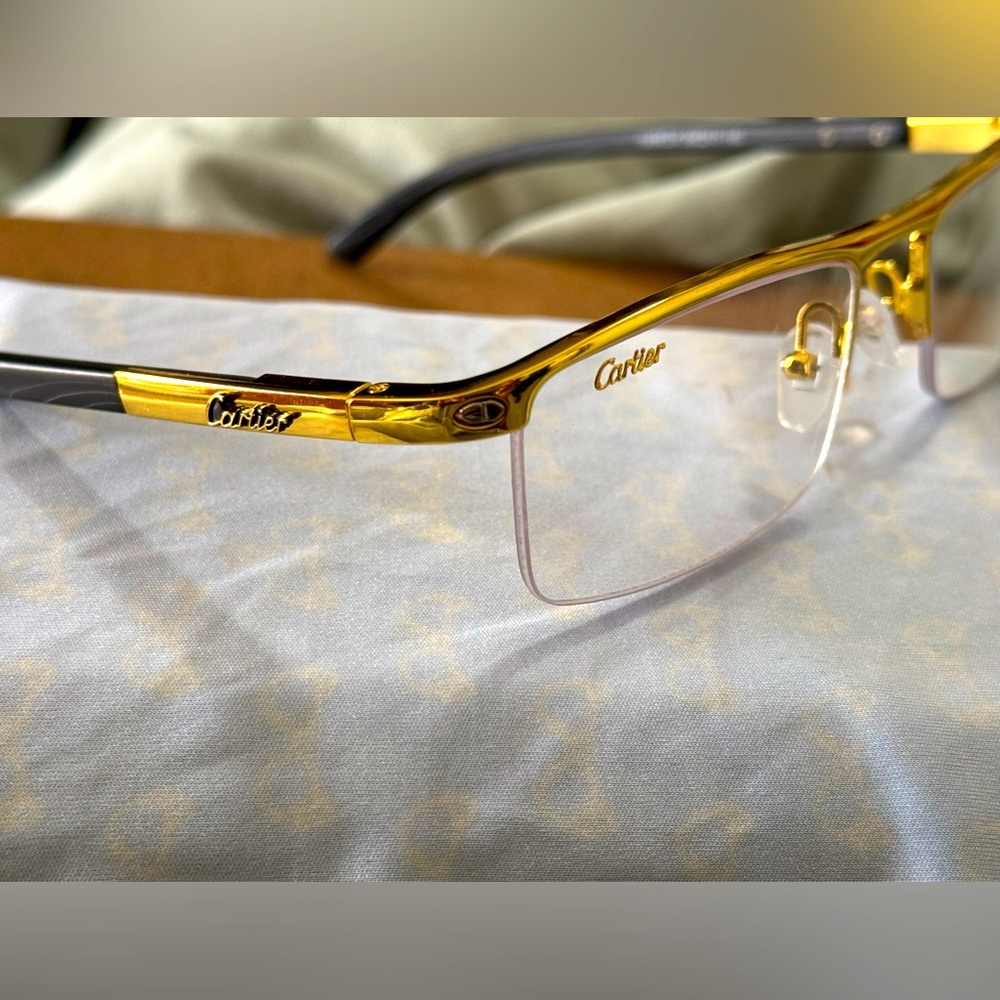 Gold Frame Cartier